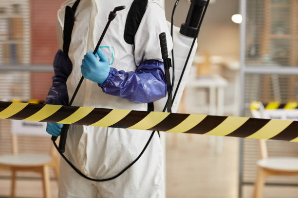 Professional Biohazard technician working in Cable, OH